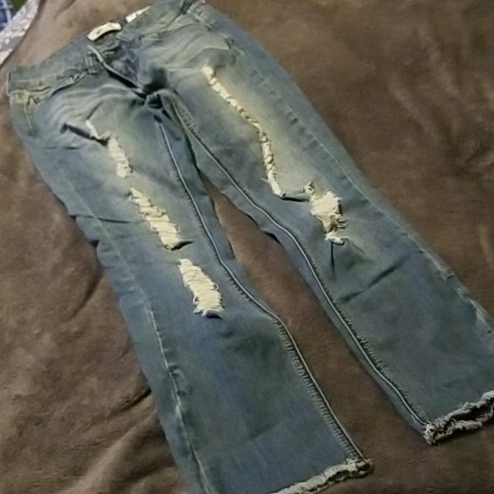 Indigo rein jeans crop